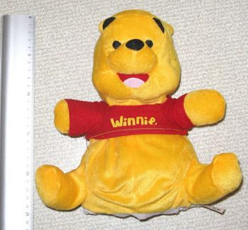 Marionnette peluche winnie l'ourson