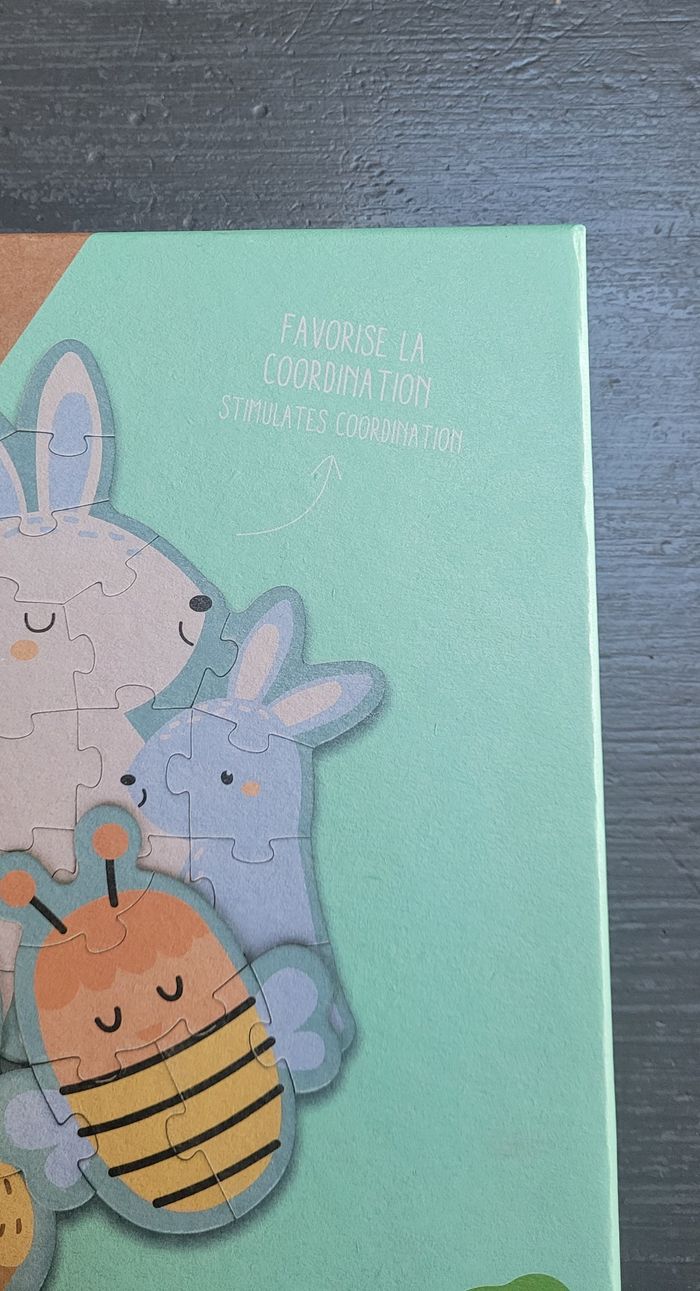 5 puzzles carton évolutifs vert baudet - photo numéro 3