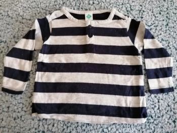 Tee-shirt à rayures garçon taille 6 mois