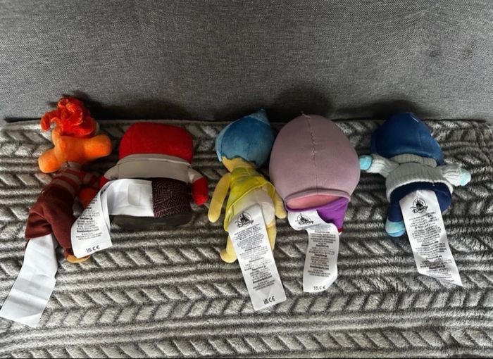 Lot de 5 peluches émotions Disneyland Paris vice-versa Disney pixar - photo numéro 2
