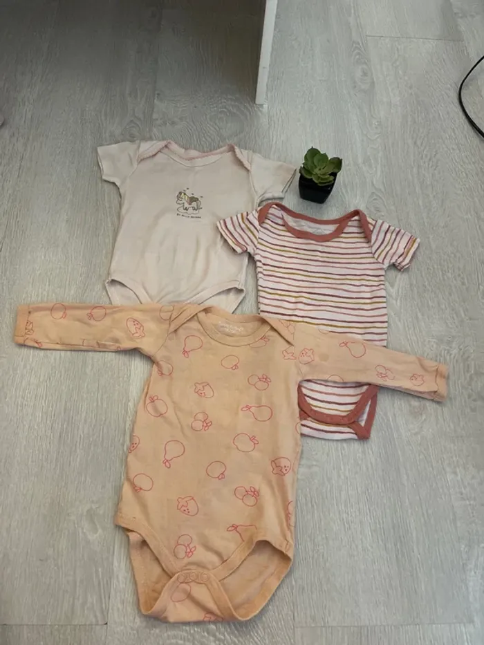 Lot de 3 body
