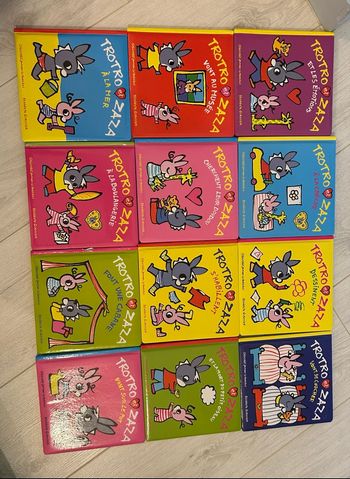 Lot de 12 Livres "Trotro et Zaza" 