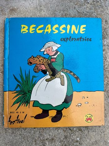 Livre disque 45tours Festival 1962 ancien Bécassine exploratrice Les albums merveilleux vintage