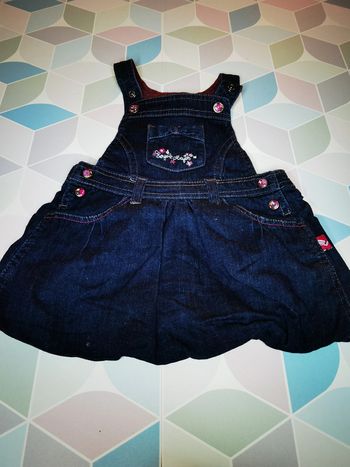 D3075 - robe fille 6 mois