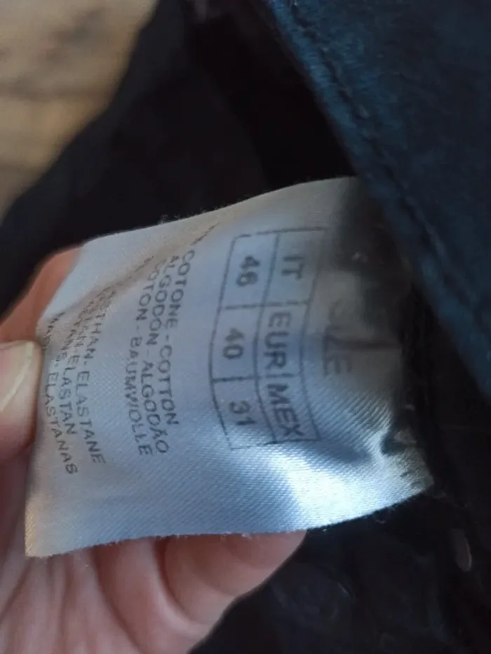Jeans slim noir homme 40 - photo numéro 6