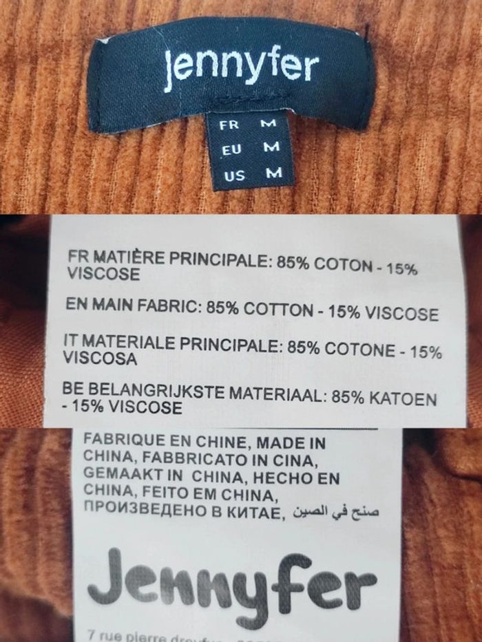 Mini-jupe droite velours côtelé camel / Jennyfer - 38/M - photo numéro 9