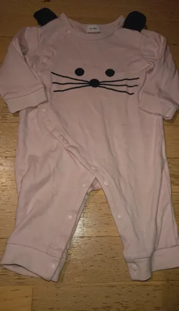Pyjama souris rose