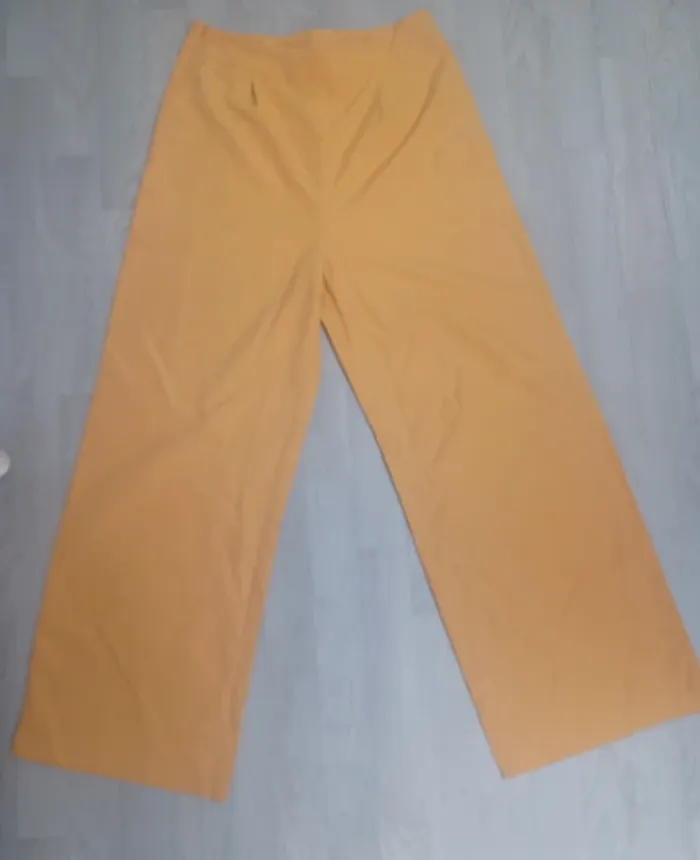 Ensemble pantalon et top jaune moutard shein - photo numéro 5
