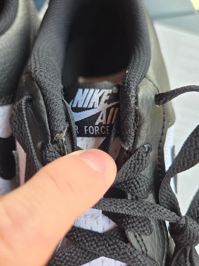Nike air force 1 blanc noir taille 38 neuves - photo numéro 5