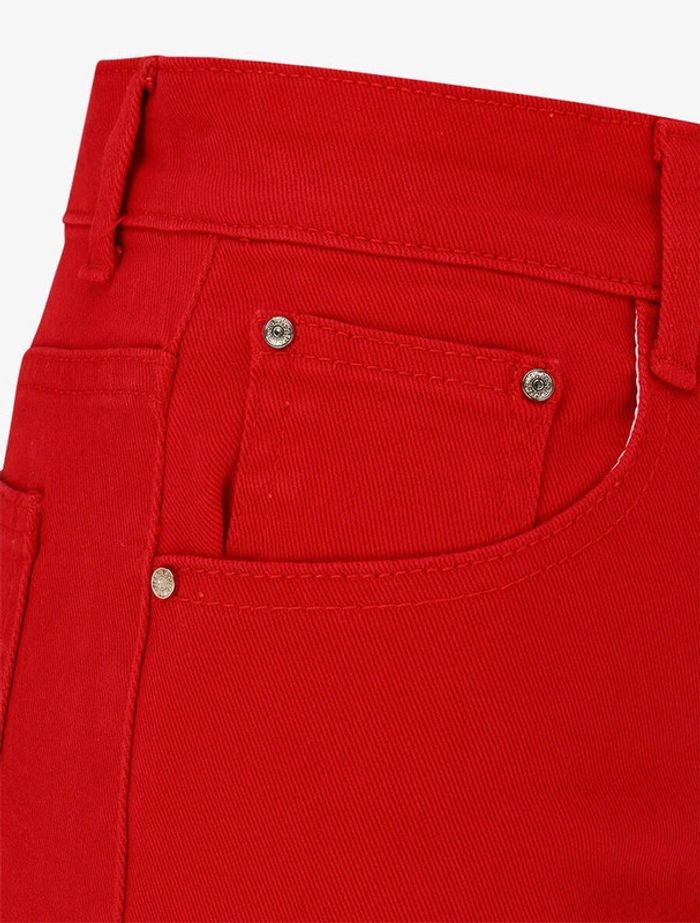 Jean mom taille haute rouge💄 tendance XXL - photo numéro 3