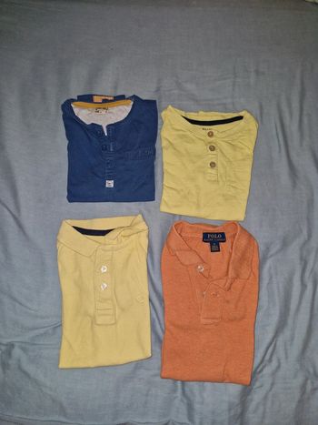Lot 2 Tee-shirt 2 polo 6 ans
