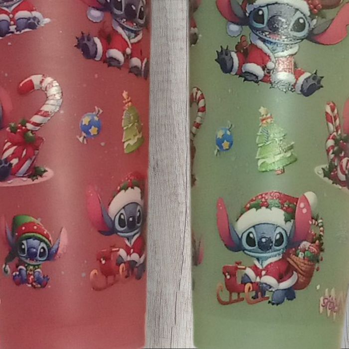 Grand gobelet à paille stitch disney Noël - photo numéro 2