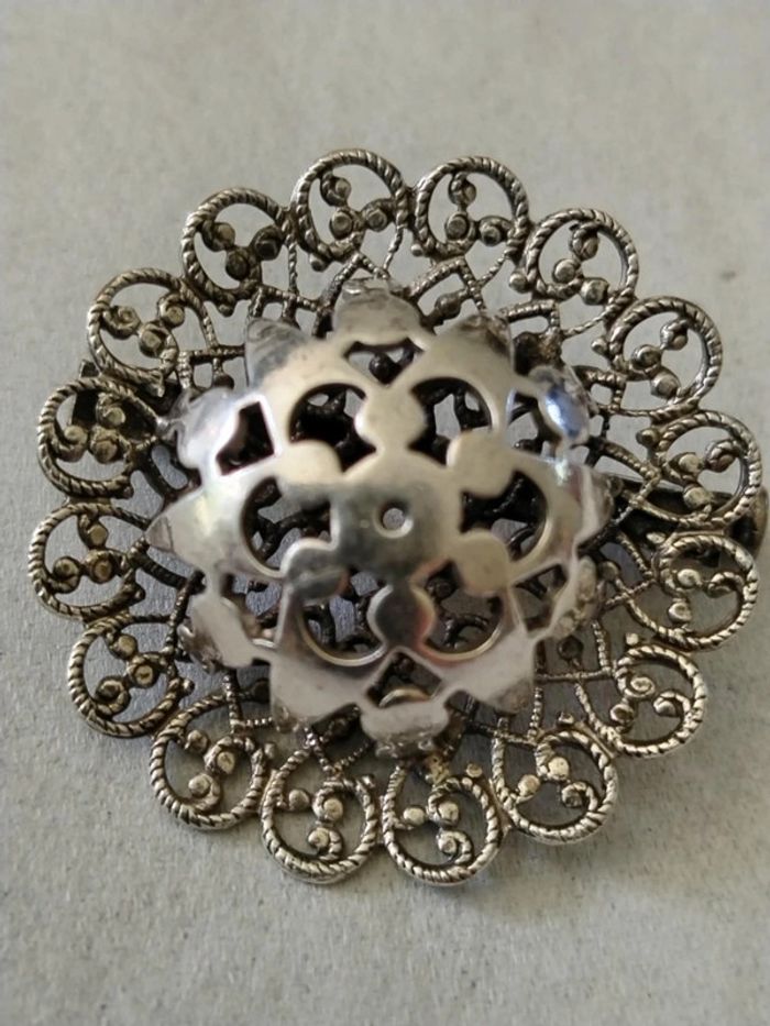 Très ancienne broche argentée. - photo numéro 8
