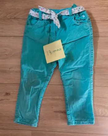 Pantalon velours fille marque Obaibi