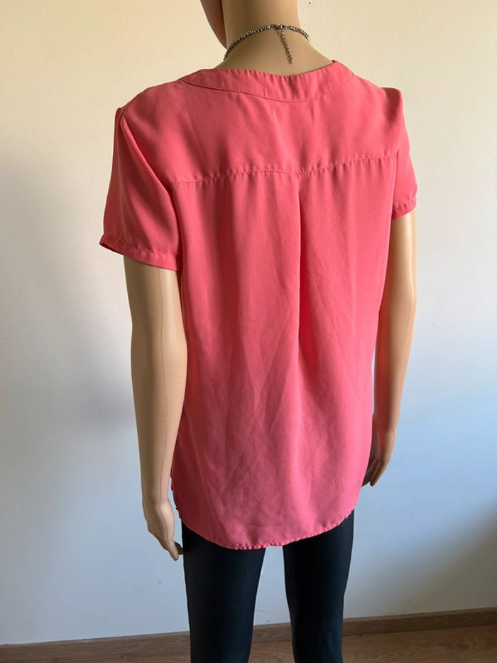 Blouse rose à manches courtes Vila taille S jamais portée - photo numéro 8