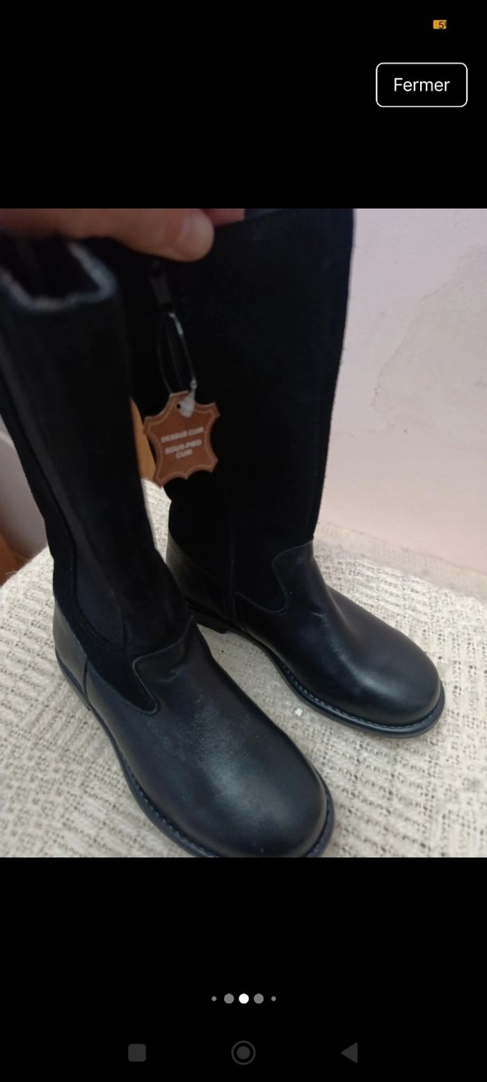 Bottines en cuir - photo numéro 3