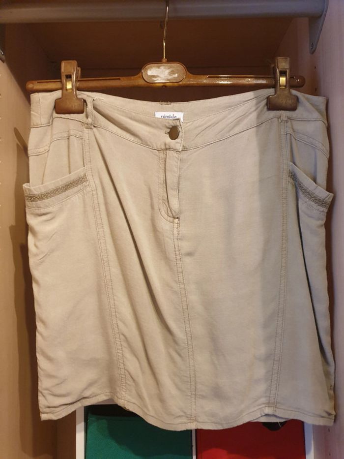 Jupe beige 36