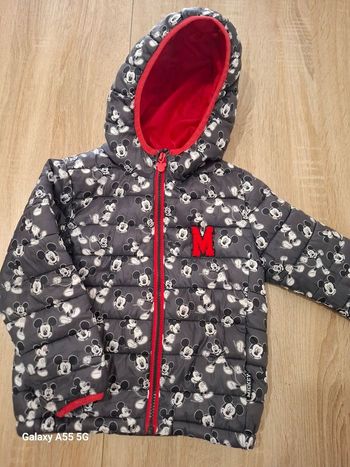 Doudoune Mickey taille 24-36 mois en très bon état