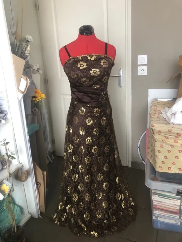 Robe de soirée avec boléro T36/38 femme 👗 - photo numéro 2