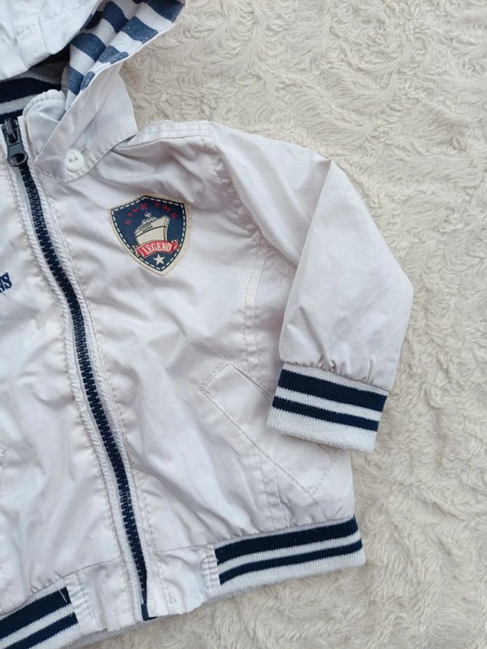 Blouson style imperméable ou coupe vent veste à capuche Garçon 6 mois club des marins Tom et Kiddy - photo numéro 4