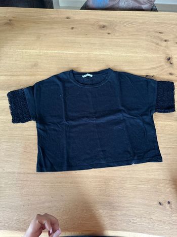Crop-top dentelle Zara