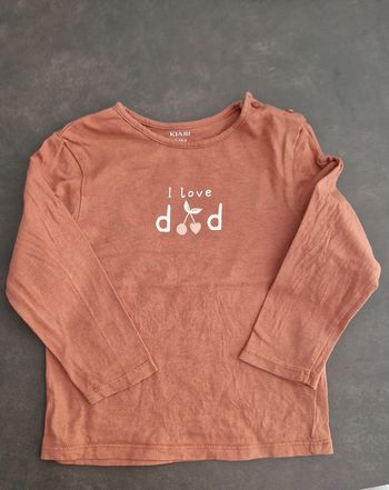 Tshirt à manche longue i love dad