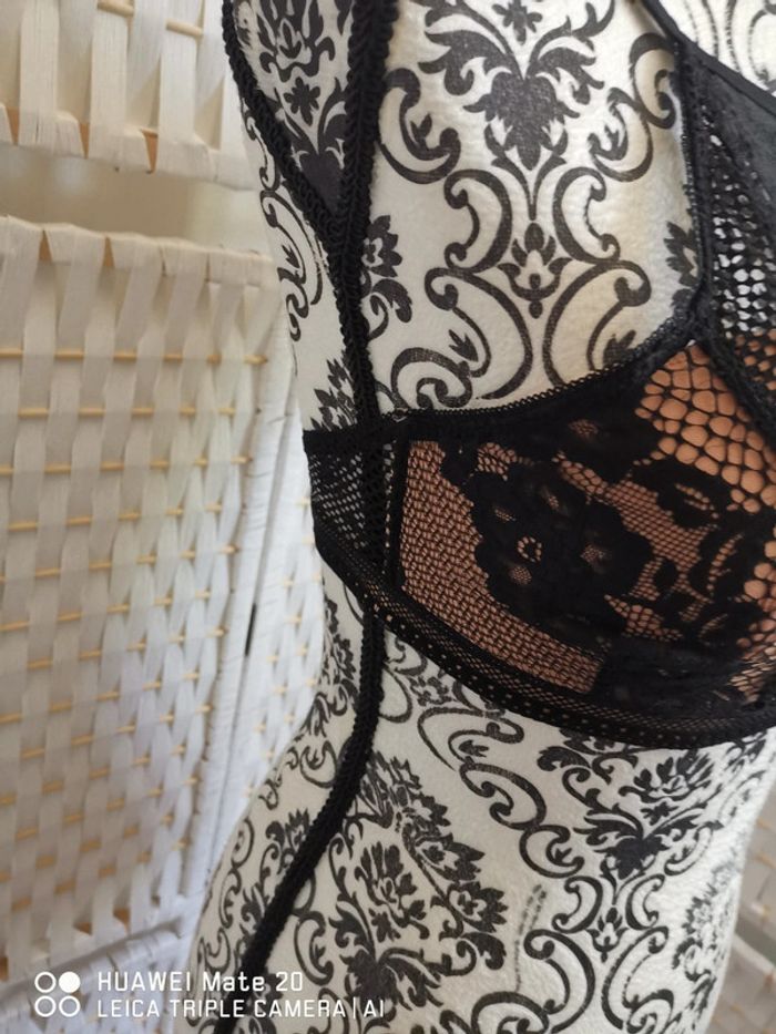 💕Jolie brassière avec coque  ampliforme noir en dentelle - soleil sucré -femme TM/ 38 💕 - photo numéro 5