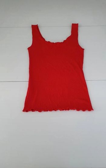 Débardeur rouge neuf en taille unique