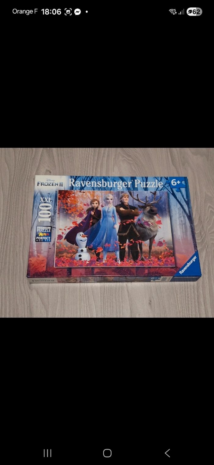 Puzzle 100 pièces La reine des neiges 2 - photo numéro 2