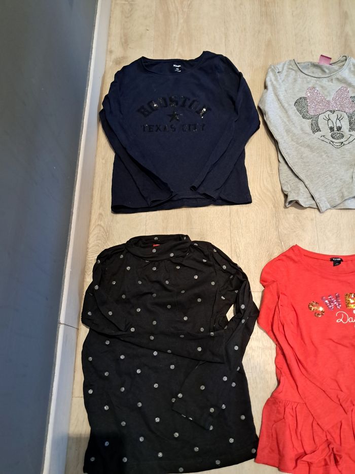 Lot de t-shirts manches longues fille 6ans neufs - photo numéro 6