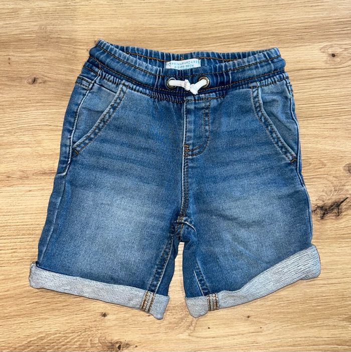 Bermuda en jean bleu