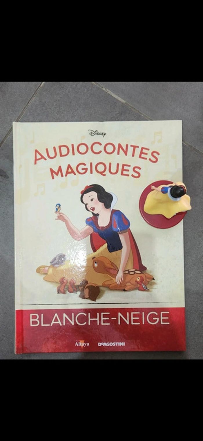 Numéro07 Livre et figurine édition audiocontes Magiques Altaya édition disney audio compte conte