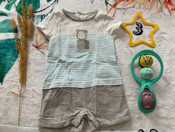Combinaison short baby boy 3 mois