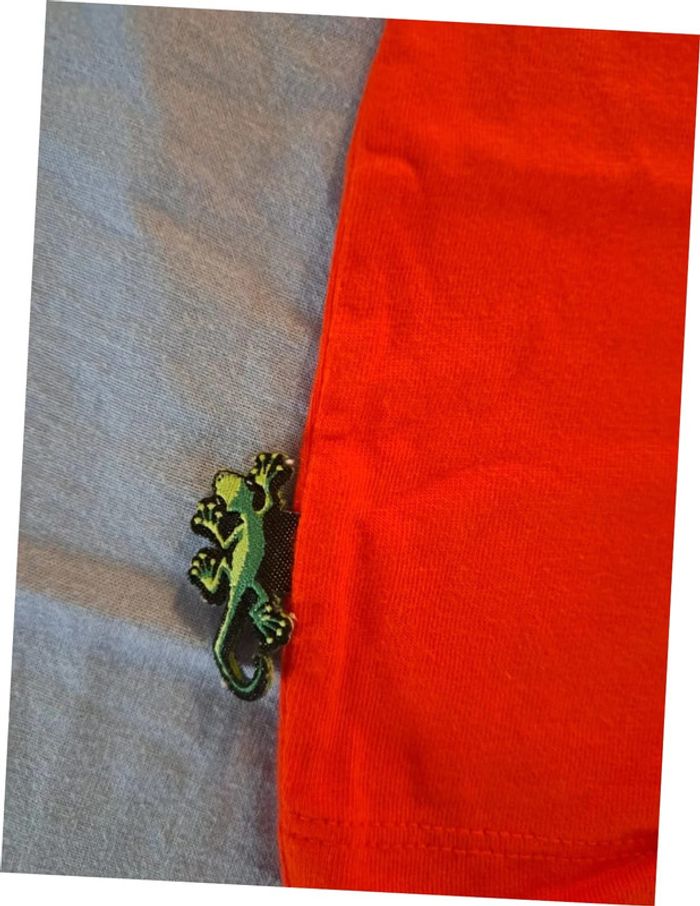 Ensemble salopette et T-shirt salamandre lézard Réunion - photo numéro 5