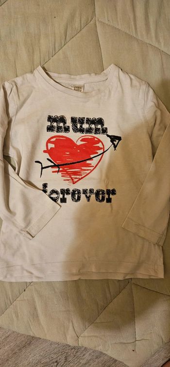 T shirt manches longues zara