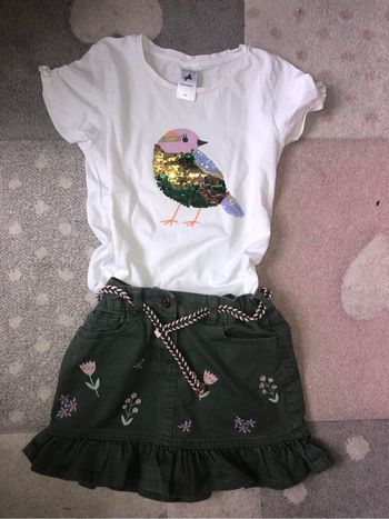 Ensemble fille c&a 9/10 ans