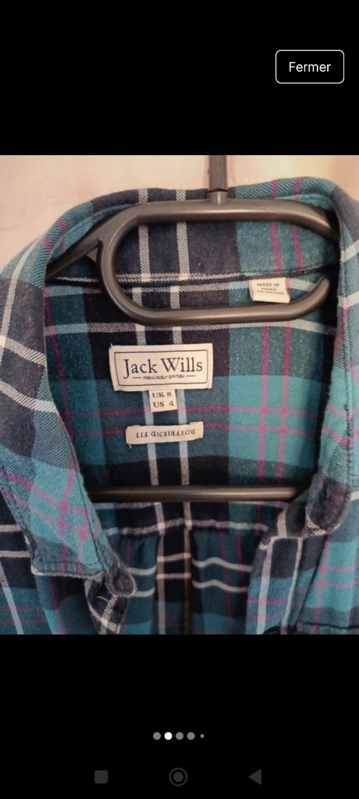 Chemise bleue jack willis taille M - photo numéro 8