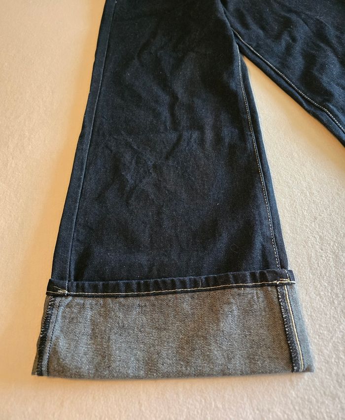 Jeans femme bleu foncé Boohoo - photo numéro 5