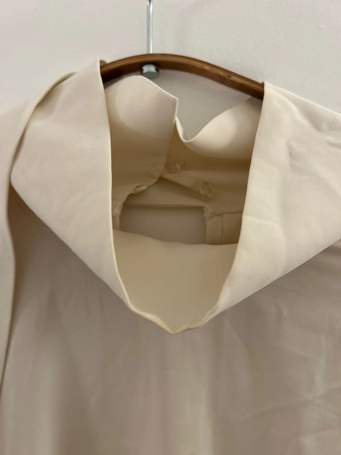 Robe blanche a Frange T L - photo numéro 3