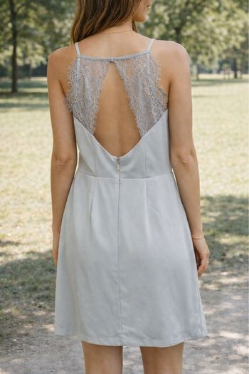 Robe chic et glamour femme ciel/grise T36 LPBwoman