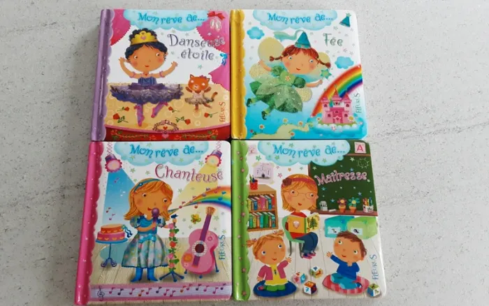 Lot 4 livres mon rêve de