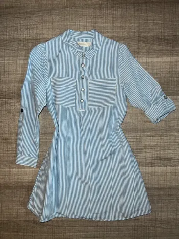 Robe rayure bleue