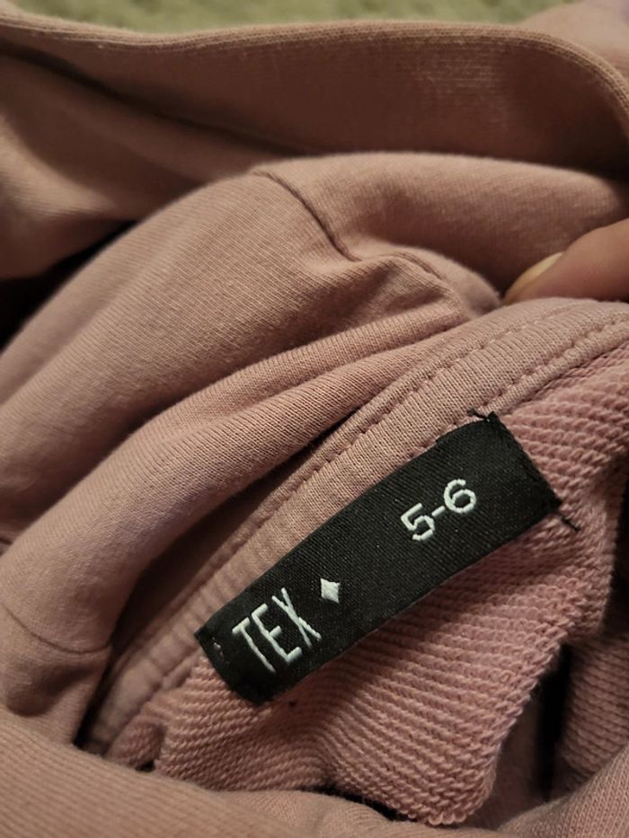 Robe pull vieux rose fille tex 5 / 6 ans - photo numéro 2