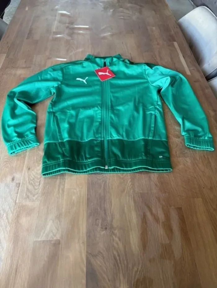 veste de training sport puma enfant drycell taille M 140 cm - photo numéro 5