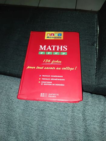 Maxi memento maths au collège