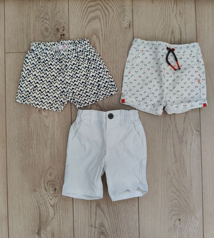 Lot 3 shorts Garçon 6 mois Obaïbi DPAM Primark - photo numéro 1