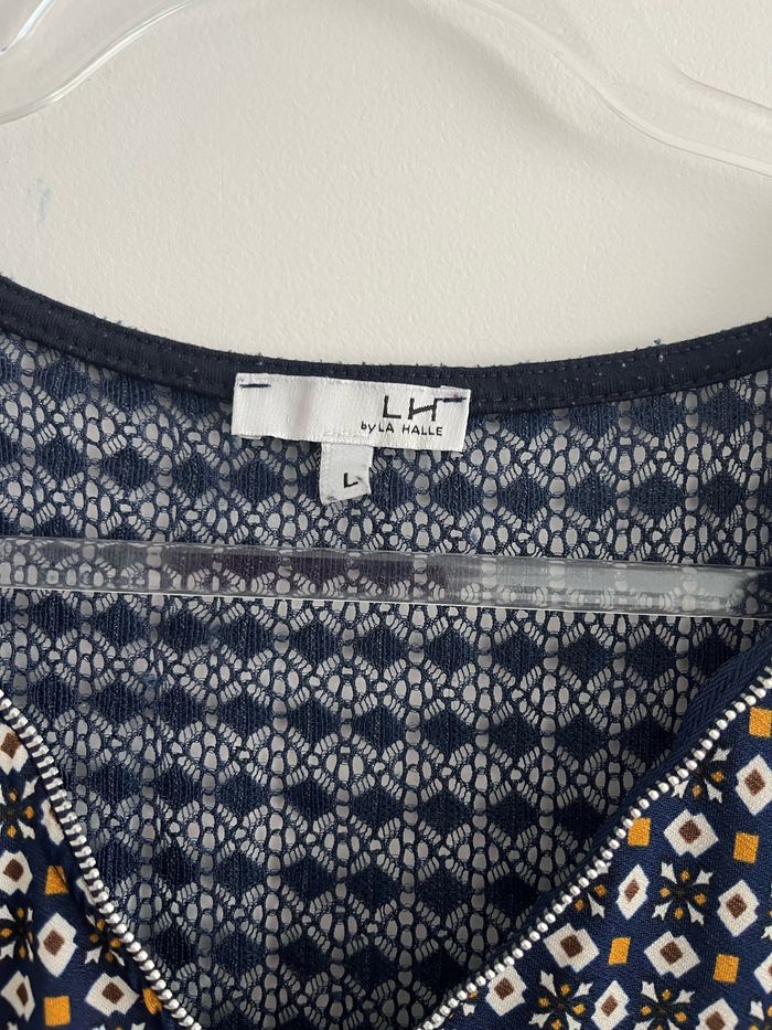 Blouse manches courtes La Halle femme taille L (40) - photo numéro 4