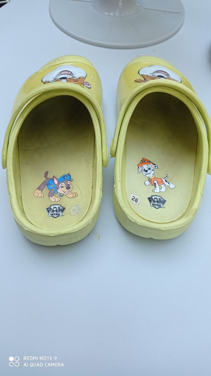 Sabots "type crocs" Ruben pat patrouille - photo numéro 3