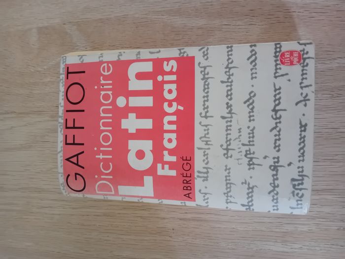 Dictionnaire Gaffiot abrégé Latin-Français - Bon état