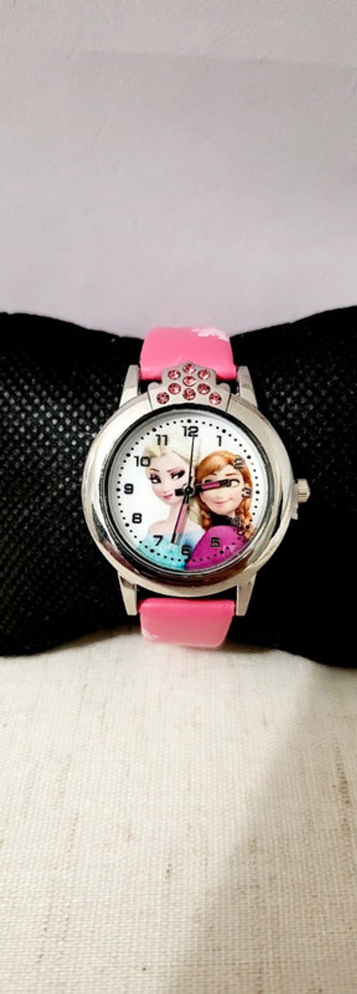 Montre Reine des Neiges rose - Elsa & Anna - photo numéro 2